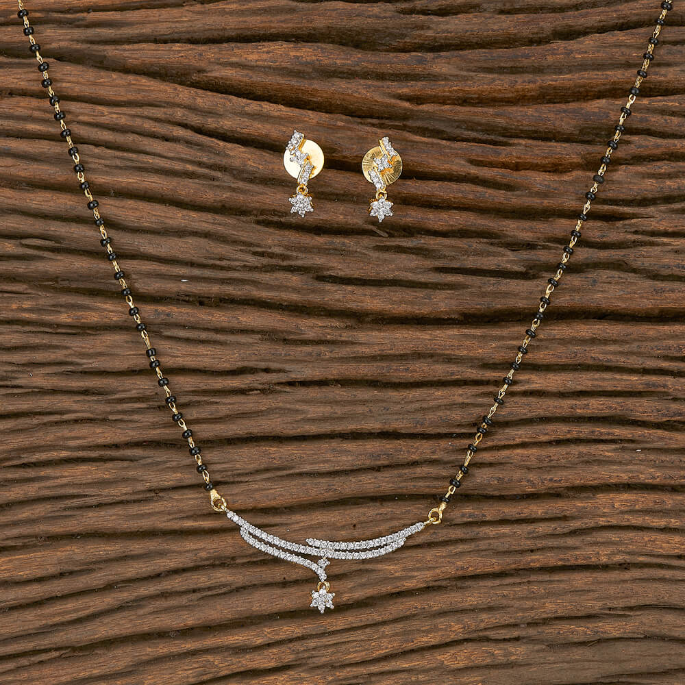 Mangalsutra with Earrings - Main Image