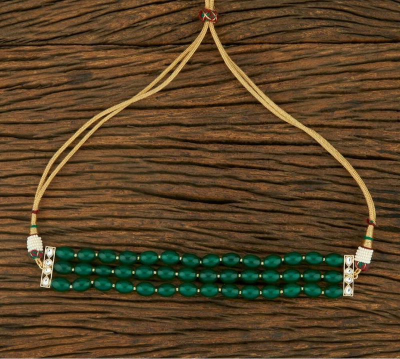 Green Beads Choker