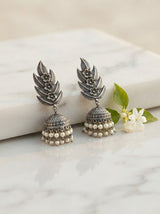 Leaf Jhumka