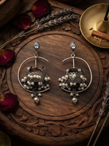 Silver Jhumka