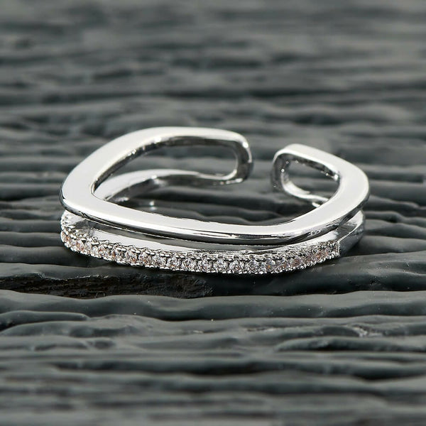 Western AD Ring- Silver